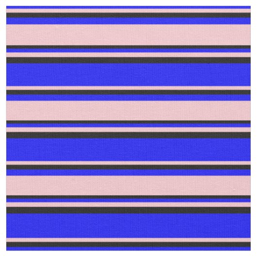 Blau, Rosa und Schwarz Stoff (Nahaufnahme)