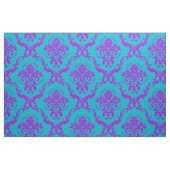 Blau-Rosa- und Türkisblau-Damaskus Stoff (Fat Quarter (45,7 x 55,9 cm))