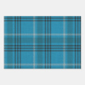 Blau, Rot, Grün Kariert Geschenkpapier Set (Vorderseite)