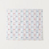 Blau, Rote Anker, Marine Wandteppich (Vorderseite (Horizontal))