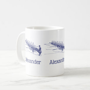 Blau Rudern Ruderer Crew Team Wassersport #3 Kaffeetasse