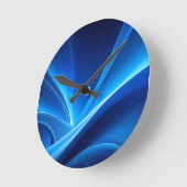 blau runde wanduhr (Winkel)