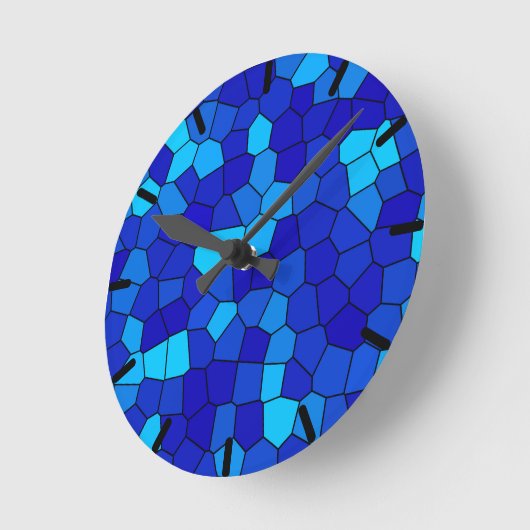 BLAU RUNDE WANDUHR (Winkel)