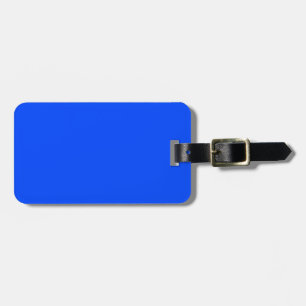 Blau (RYB) (einfarbig) Gepäckanhänger