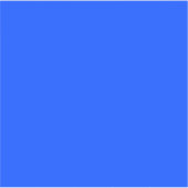 Blau (RYB) (Vollfarbe) Aufkleber (Vorderseite)