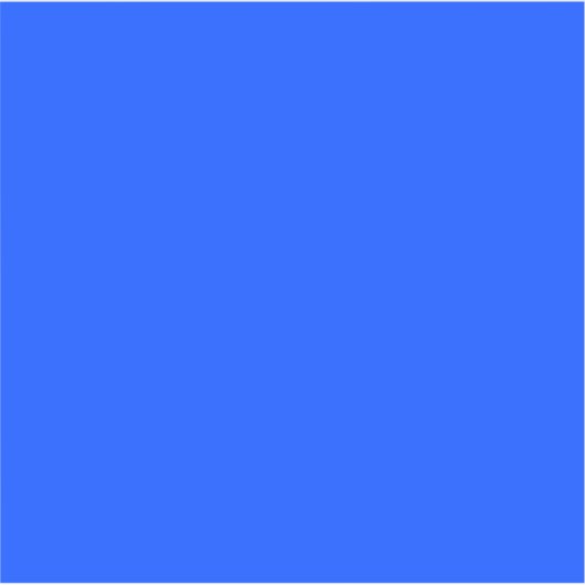 Blau (RYB) (Vollfarbe) Aufkleber (Vorderseite)