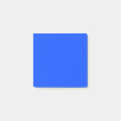 Blau (RYB) (Vollfarbe) Post-it Klebezettel (Vorderseite)