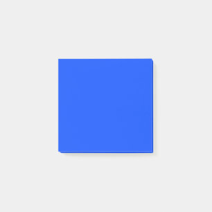 Blau (RYB) (Vollfarbe) Post-it Klebezettel