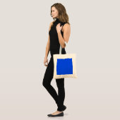 Blau (RYB) (Vollfarbe) Tragetasche (Vorderseite (Model))