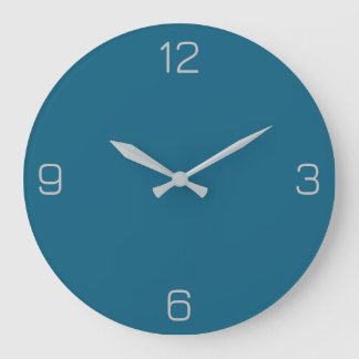 Blau Saphir 126180 Farbe, mit der Option Name hinz Große Wanduhr