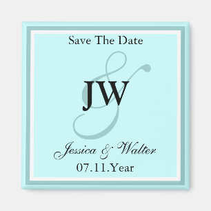 Blau-Save the Date Magnet