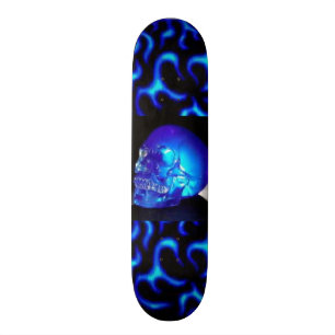 Blau-Schädel Skateboard