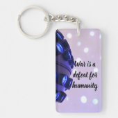 Blau Schlüsselanhänger (Vorderseite)