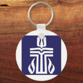 blau schlüsselanhänger (Vorderseite)