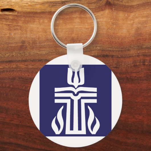 blau schlüsselanhänger (Vorderseite)