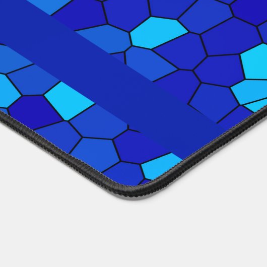 BLAU SCHREIBTISCHUNTERLAGE (Ecke)