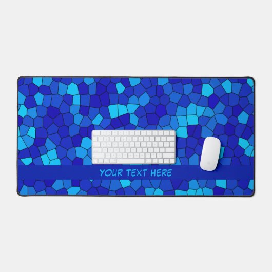 BLAU SCHREIBTISCHUNTERLAGE (Tastatur & Maus)