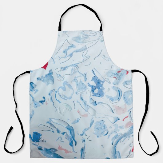 Blau Schürze (Vorderseite)