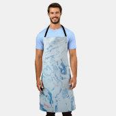 Blau Schürze (Getragen)