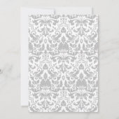 Blau schwarz 10. Geburtstagsschlummer Party Einladung (Rückseite)