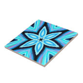 Blau-Schwarz-Farbmuster Fliese (Seite)