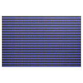 Blau/Schwarz, grünes Button Streifen, Folkloreblüt Stoff (Yard (91,4 cm))