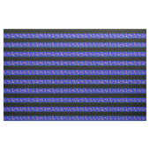 Blau/Schwarz, grünes Button Streifen, Folkloreblüt Stoff (Fat Quarter (45,7 x 55,9 cm))