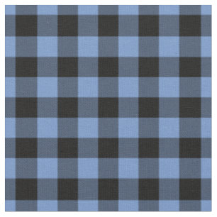 Blau-schwarz kariert stoff