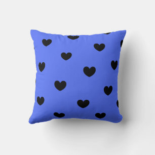 Blau Schwarz Niedlich Gemütlich Modern Romantisch Kissen