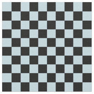 Blau-Schwarz-Schachbrett Stoff