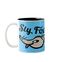 Blau/Schwarz/Tasse für Sly-fox