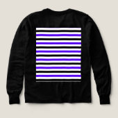 Blau Schwarz und weiß gestreift (Design Rückseite)