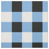 Blau, Schwarz und Weiß - Muster Stoff (Muster)