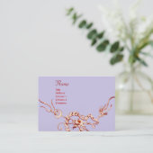 Blau, schwarz und weiß, SAA DRAGON Visitenkarte (Stehend Vorderseite)