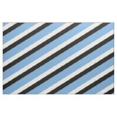 Blau, Schwarz und Weiß Streifen Stoff (Fat Quarter (45,7 x 55,9 cm))