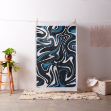 Blau, Schwarz und Weiß-Wirbel