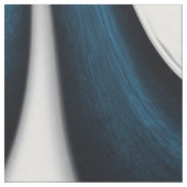 Blau, Schwarz und Weiß-Wirbel Stoff (Nahaufnahme)