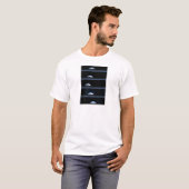 Blau-Schwarze Blasen T-Shirt (Vorne ganz)