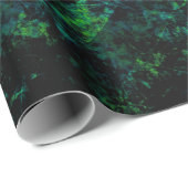 Blau schwarzer grüner gestreifter Hintergrund mit Geschenkpapier (Rolleneckpunkt)