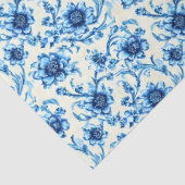 Blau Seidenpapier (Detail)