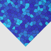 BLAU SEIDENPAPIER (Ausschnitt)