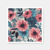 Blau Serviette (Vorderseite)