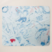 Blau Sherpadecke (Vorderseite (Horizontal))
