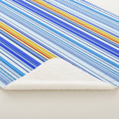 Blau Sherpadecke (3/4)