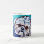 Blau Shih Tzu Kaffeetasse (Mittel)