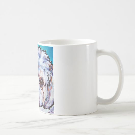 Blau Shih Tzu Kaffeetasse (Rechts)