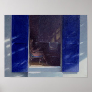Blau Shutters 1985 Poster