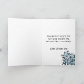 Blau | Sister | Religiöse Mutter Mary Karte (Innenseite)