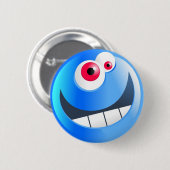 blau-smilie button (Vorne & Hinten)