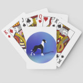 Blau Spielkarten (Rückseite)